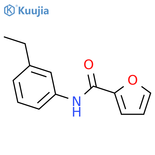 2-Furancarboxamide,N-(3-ethylphenyl)-(9CI) structure