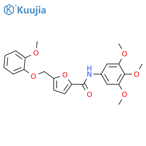 <br>5-(2-Methoxy-phenoxymethyl)-furan-2-carboxylic acid (3,4,5-trimethoxy-pheny l)-amide structure