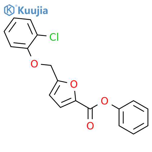 phenyl 5-[(2-chlorophenoxy)methyl]-2-furoate structure