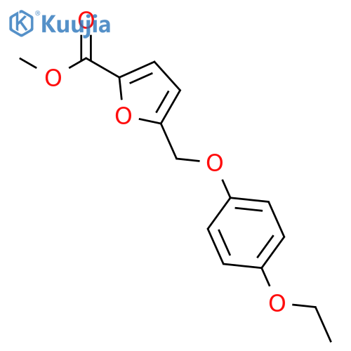 methyl 5-(4-ethoxyphenoxy)methylfuran-2-carboxylate structure