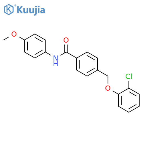 4-(2-Chloro-phenoxymethyl)-N-(4-methoxy-phenyl)-benzamide structure