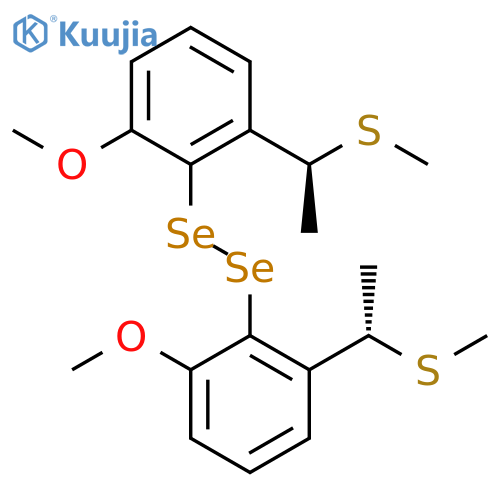 Diselenide, bis[2-methoxy-6-[(1S)-1-(methylthio)ethyl]phenyl] structure