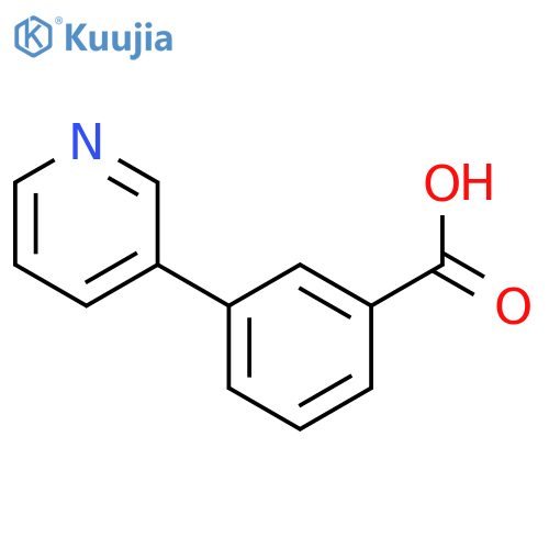 3-(Pyridin-3-yl)benzoic acid structure