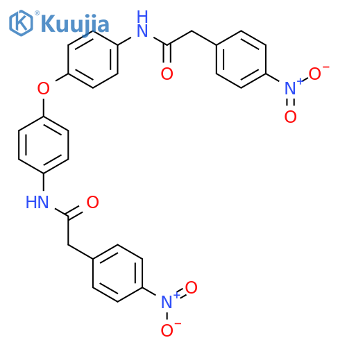 <br>2-(4-Nitro-phenyl)-N-(4-{4-[2-(4-nitro-phenyl)-acetylamino]-phenoxy}-phenyl )-acetamide structure
