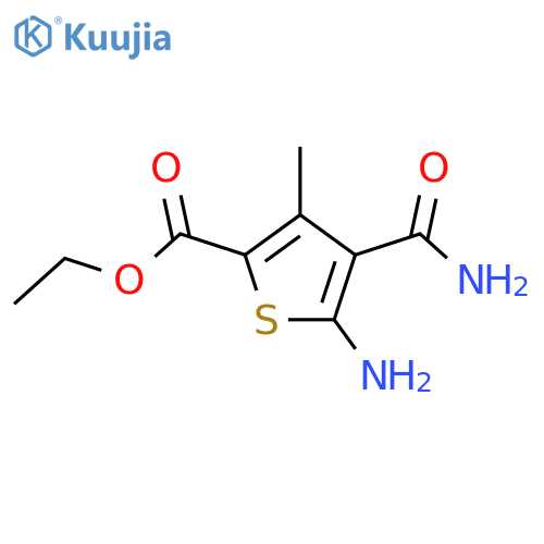 Ethyl 5-Amino-4-carbamoyl-3-methylthiophene-2-carboxylate structure