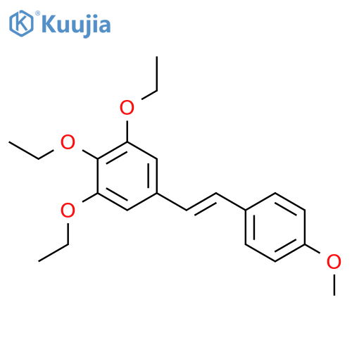 BENZENE, 1,2,3-TRIETHOXY-5-[(1E)-2-(4-METHOXYPHENYL)ETHENYL]- structure