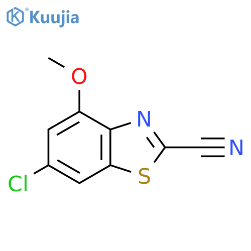 4-Methoxy-6-chlorobenzothiazole-2-carbonitrile structure