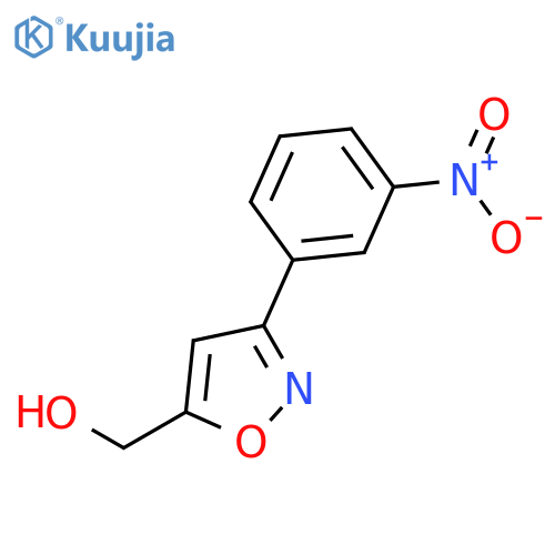(3-(3-Nitrophenyl)isoxazol-5-yl)methanol structure
