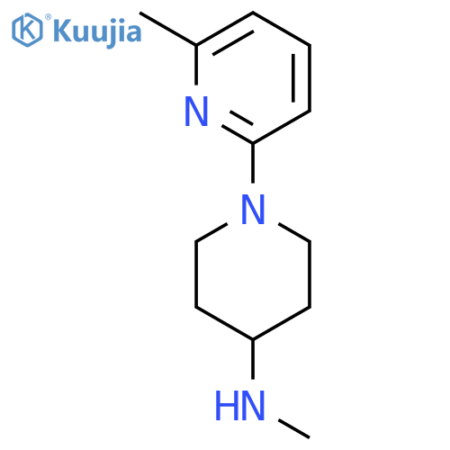 4-Piperidinamine, N-methyl-1-(6-methyl-2-pyridinyl)- structure