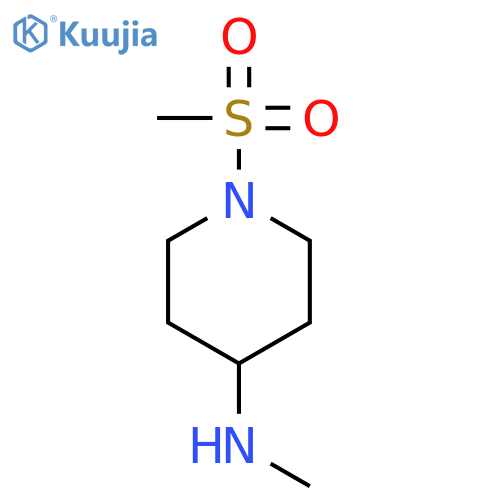 1-methanesulfonyl-N-methylpiperidin-4-amine structure