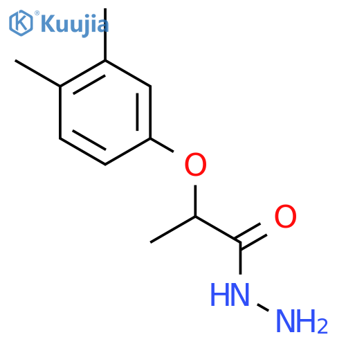 2-(3,4-dimethylphenoxy)propanohydrazide structure