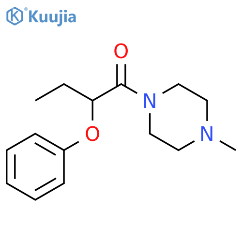 1-(4-methylpiperazin-1-yl)-2-phenoxybutan-1-one structure