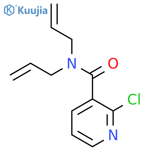N,N-Diallyl-2-chloronicotinamide structure