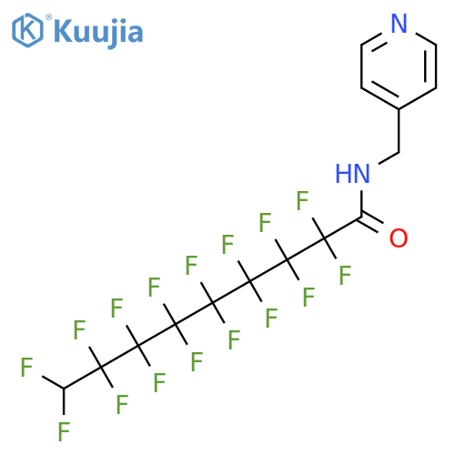 <br>2,2,3,3,4,4,5,5,6,6,7,7,8,8,9,9-Hexadecafluoro-nonanoic acid (pyridin-4-ylm ethyl)-amide structure