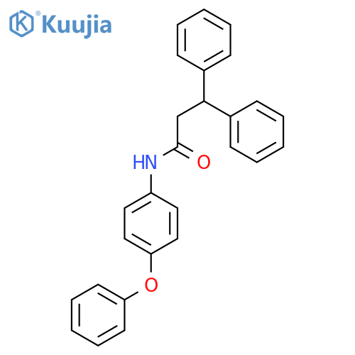 N-(4-Phenoxy-phenyl)-3,3-diphenyl-propionamide structure