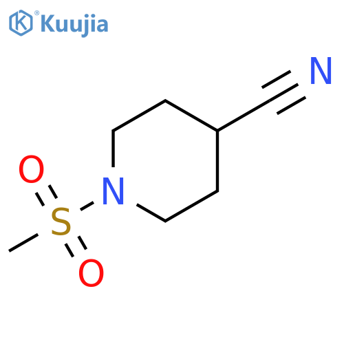 1-Methanesulfonylpiperidine-4-carbonitrile structure