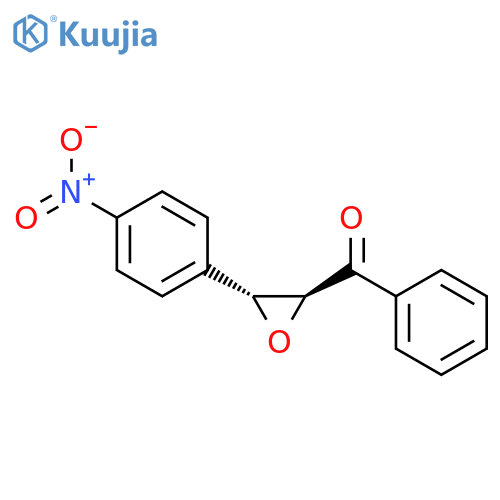 Methanone, [(2S,3R)-3-(4-nitrophenyl)oxiranyl]phenyl- structure