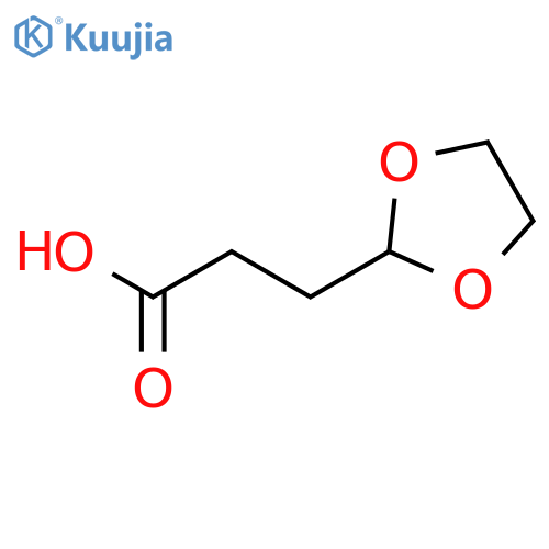 3-(1,3-Dioxolan-2-yl)propanoic acid structure