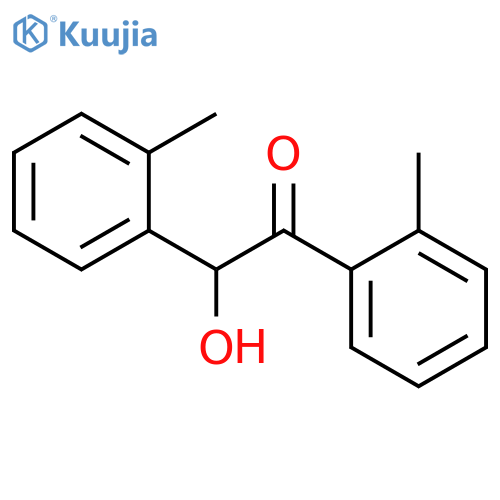 2-Hydroxy-1,2-bis(2-methylphenyl)ethanone structure