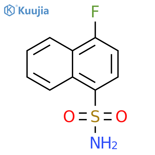 1-Naphthalenesulfonamide, 4-fluoro- structure