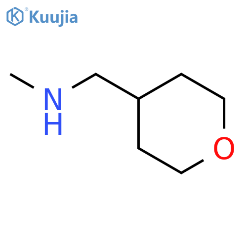 methyl(oxan-4-ylmethyl)amine structure