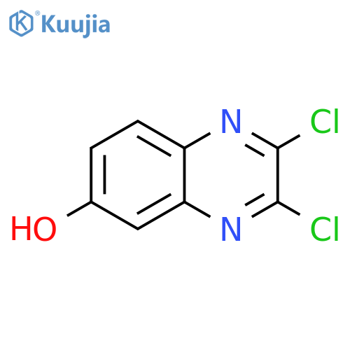 6-Quinoxalinol, 2,3-dichloro- structure
