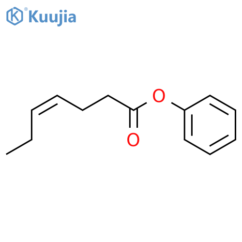 4-HEPTENOIC ACID, PHENYL ESTER, (4Z)- structure