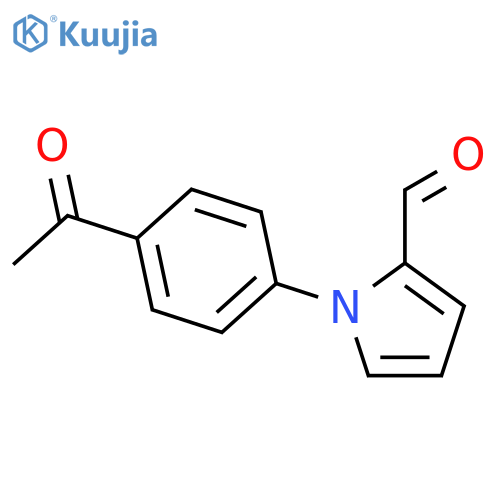 1-(4-ACETYL-PHENYL)-1H-PYRROLE-2-CARBALDEHYDE structure