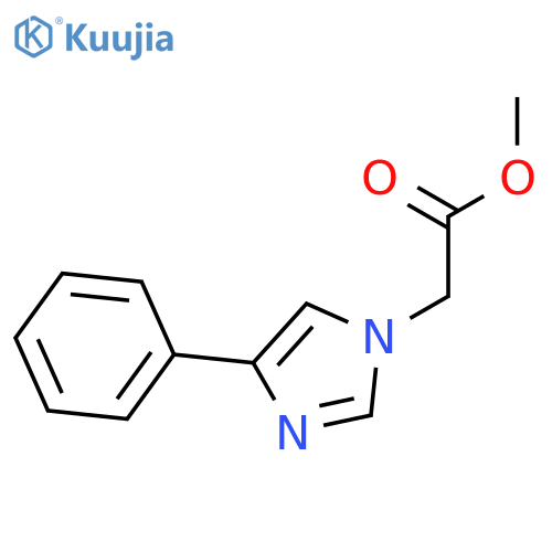4-phenyl-1H-Imidazole-1-acetic acid methyl ester structure
