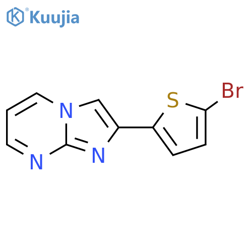 2-(5-Bromo-2-thienyl)imidazo[1,2-a]pyrimidine structure