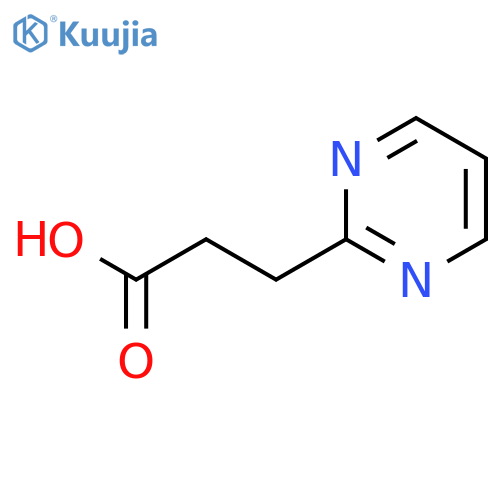 3-(Pyrimidin-2-yl)propanoic acid structure