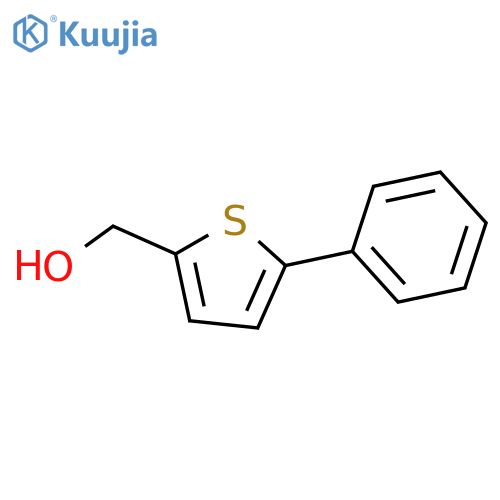 (5-Phenylthiophen-2-yl)methanol structure