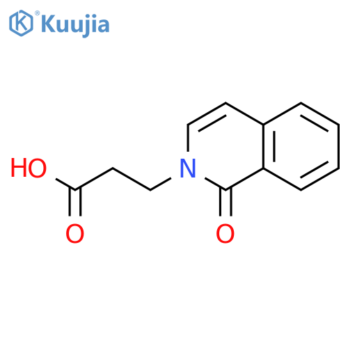 2(1H)-Isoquinolinepropanoic acid, 1-oxo- structure