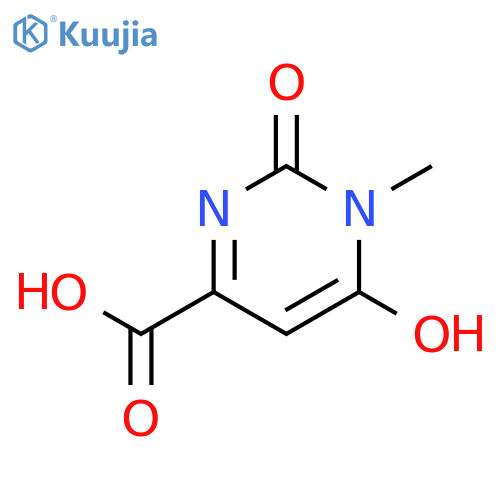 6-Hydroxy-1-methyl-2-oxo-1,2-dihydro-4-pyrimidinecarboxylic Acid structure