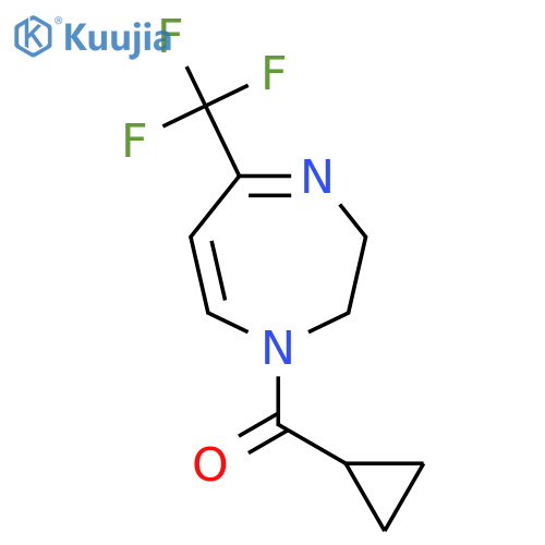 Cyclopropyl[5-(trifluoromethyl)-2,3-dihydro-1H-1,4-diazepin-1-yl]methanone structure