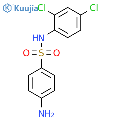 4-amino-N-(2,4-dichlorophenyl)benzene-1-sulfonamide structure