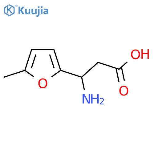 3-amino-3-(5-methyl-2-furyl)propanoic acid structure
