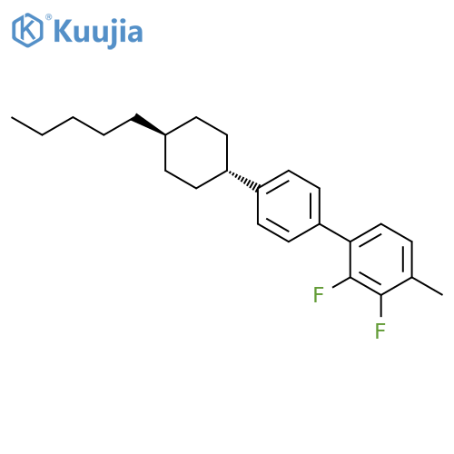2,3-Difluoro-4-methyl-4'-(trans-4-pentylcyclohexyl)-1,1'-biphenyl structure