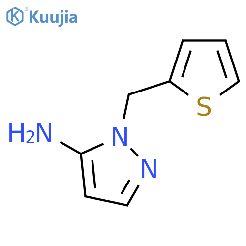 1-(Thiophen-2-ylmethyl)-1H-pyrazol-5-amine structure