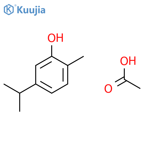 Carvacrol acetate structure