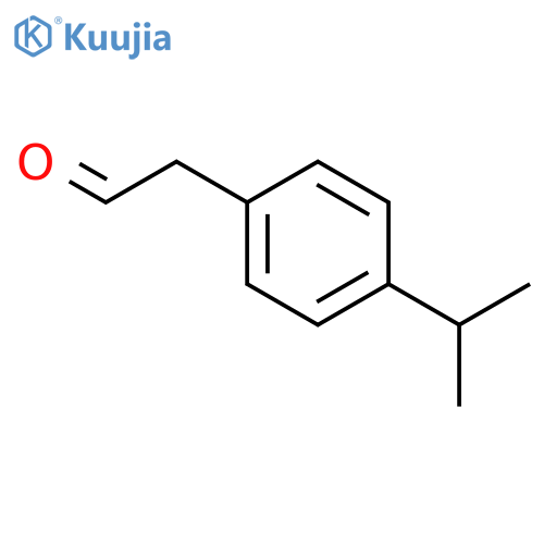 2-[4-(propan-2-yl)phenyl]acetaldehyde structure