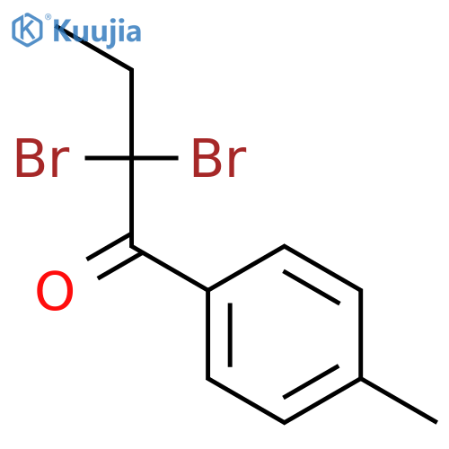 1-Butanone, 2,2-dibromo-1-(4-methylphenyl)- structure