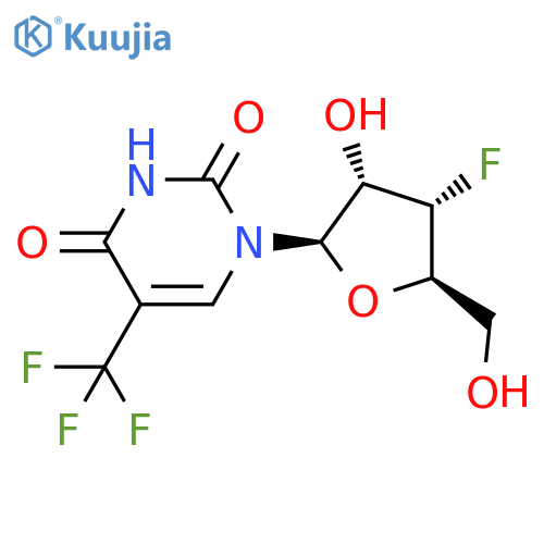 3'-Deoxy-3'-fluoro-5-trifluoroMethyluridine structure