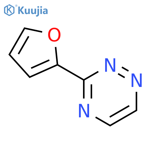 1,2,4-Triazine, 3-(2-furanyl)- structure