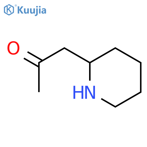 1-(piperidin-2-yl)propan-2-one structure