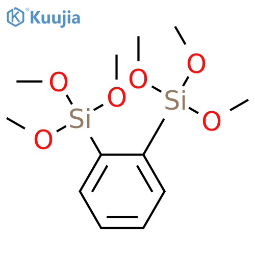 Benzene, 1,2-bis(trimethoxysilyl)- structure