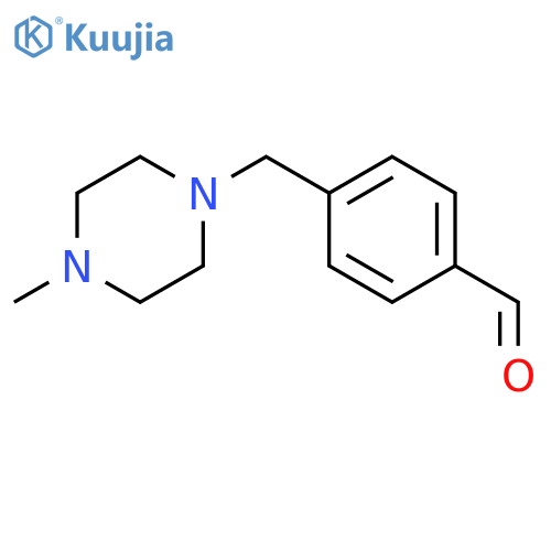 4-[(4-methylpiperazin-1-yl)methyl]benzaldehyde structure