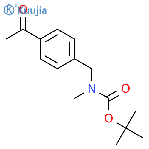 tert-Butyl 4-acetylbenzyl(methyl)carbamate structure