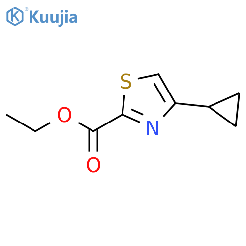 Ethyl 4-cyclopropylthiazole-2-carboxylate structure