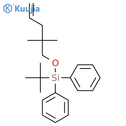 tert-Butyl[(2,2-dimethylpent-4-en-1-yl)oxy]diphenylsilane structure